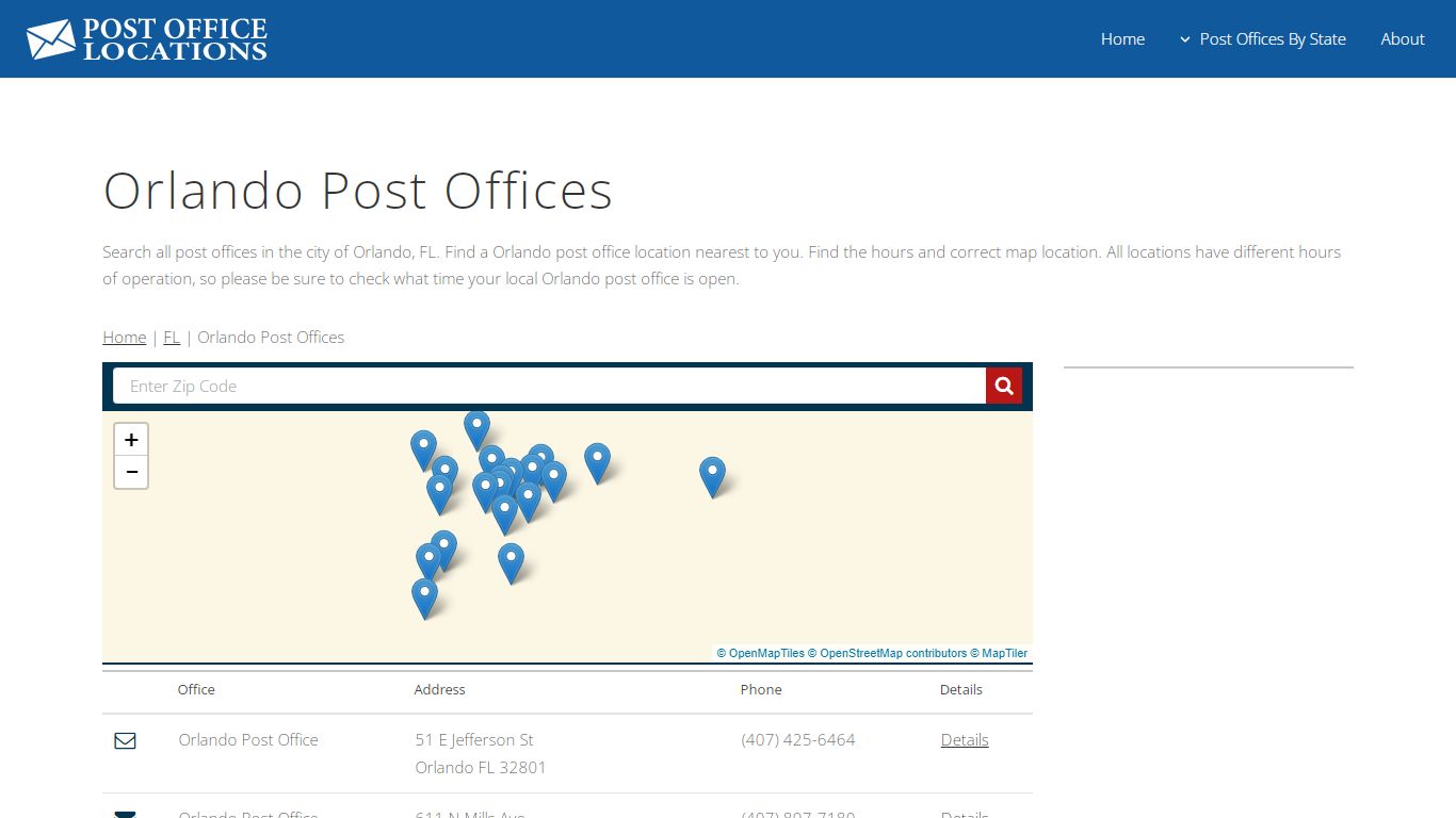 Orlando Post Office | Post Offices in Orlando FL